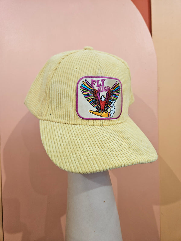 Corduroy Yellow Fly High Hat