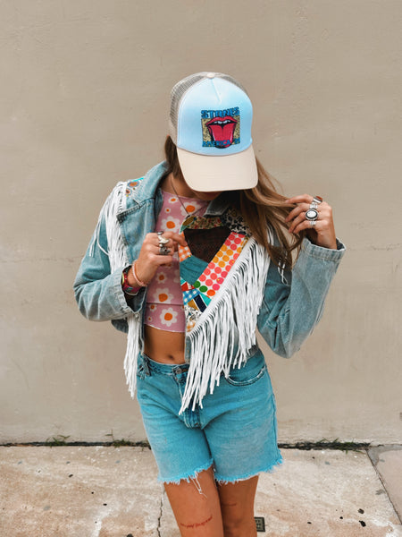 Vintage Quilt Denim Jacket