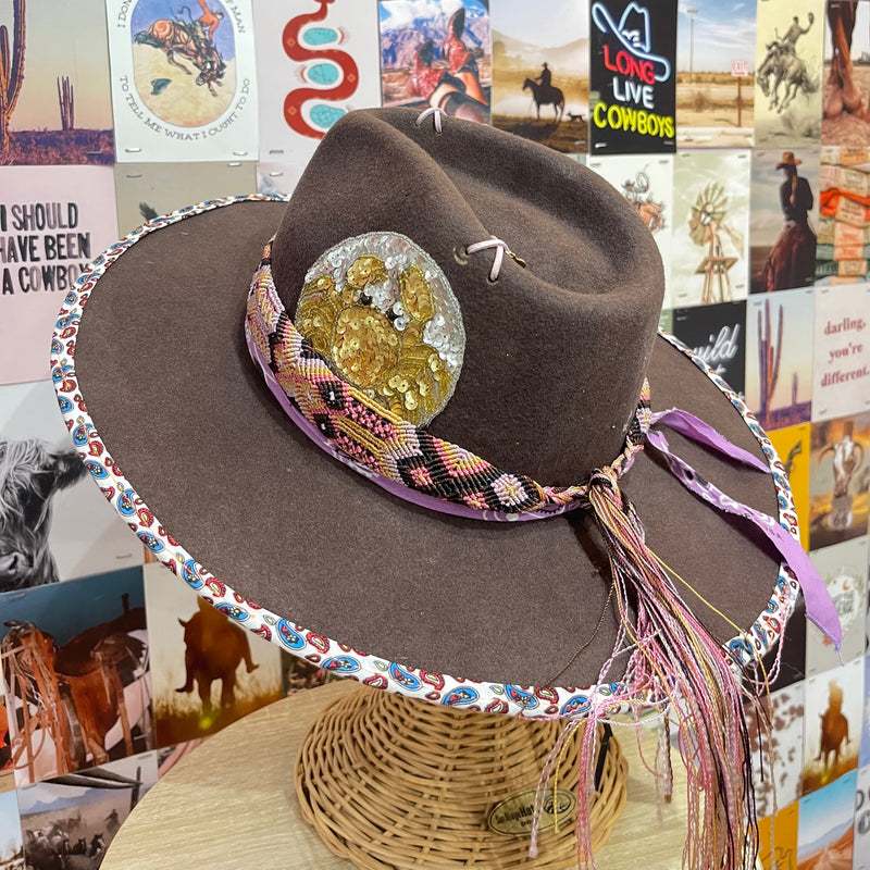 Seaside Hat with Sequin Patch