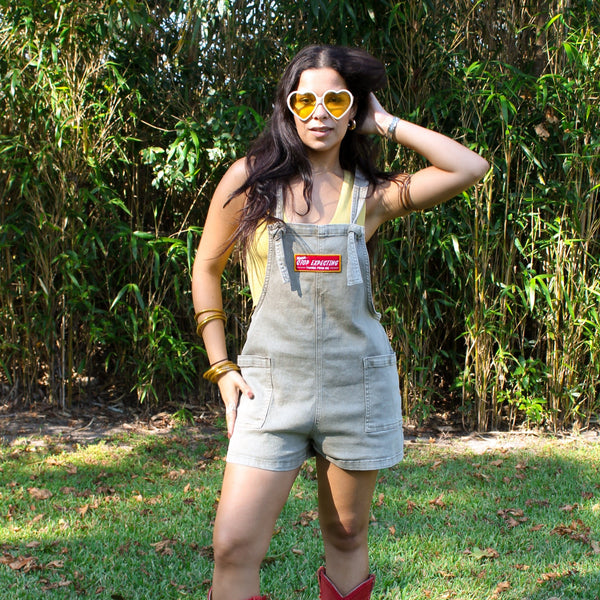 Stop Expecting Things Short Overalls