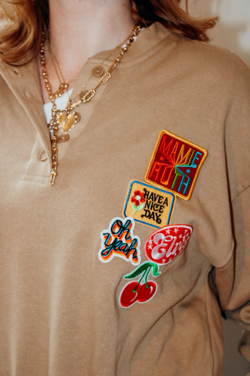 Multi Patch Sweatshirt