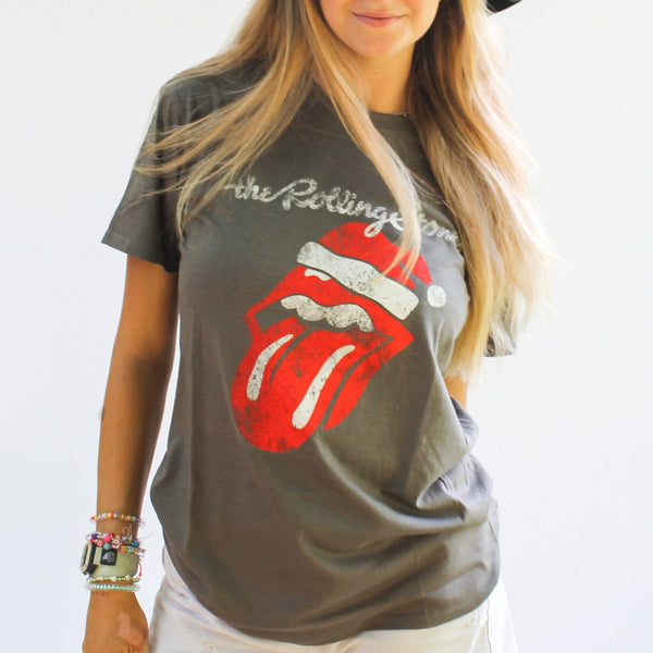 Rolling Stones Santa Lick Band Tee