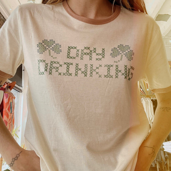Day Drinking Ringer Top