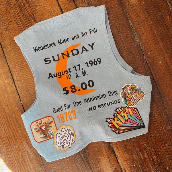 Woodstock Tie Top