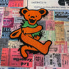 Grateful Dead Standard Patch: Orange Dancing Bear WSL