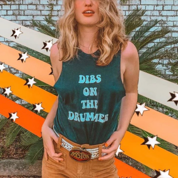 Dibs on the Drummer Tank - Mamie Ruth