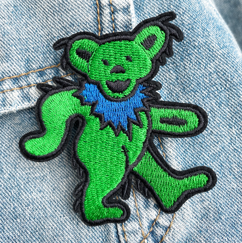 Grateful Dead - Purple Dancing Bear Patch