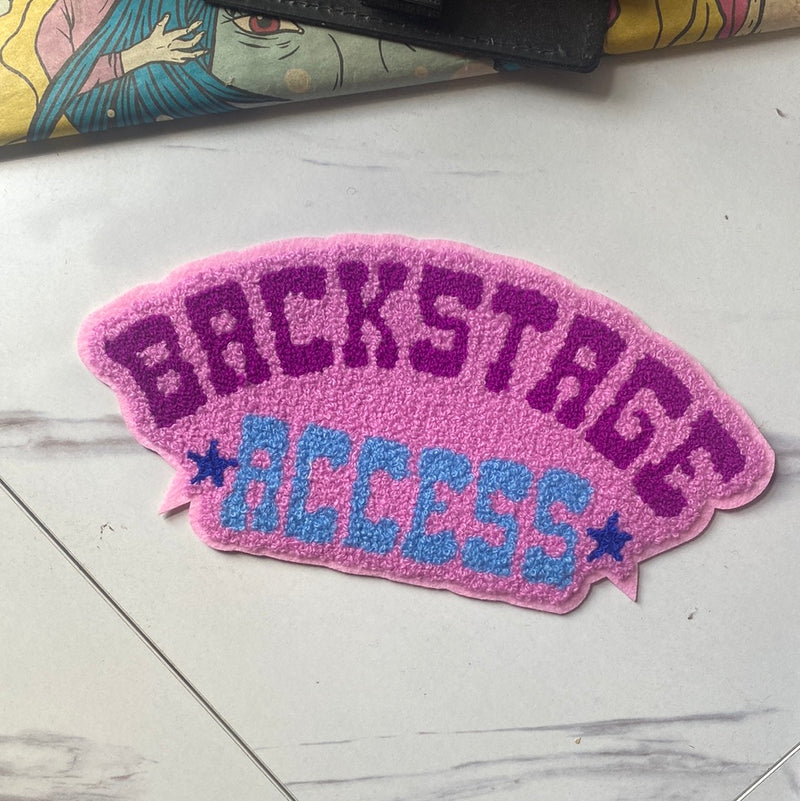 Backstage Access Chenille Patch