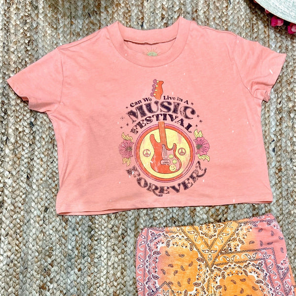 Music Fest Forever Crop Tee WSL